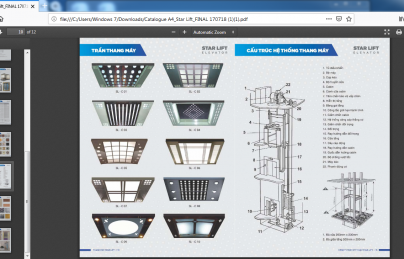 trần thang máy trần thang máy